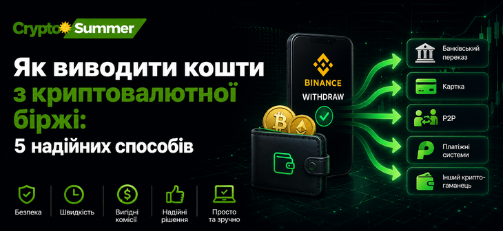 як вивести кошти з криптовалютної біржі